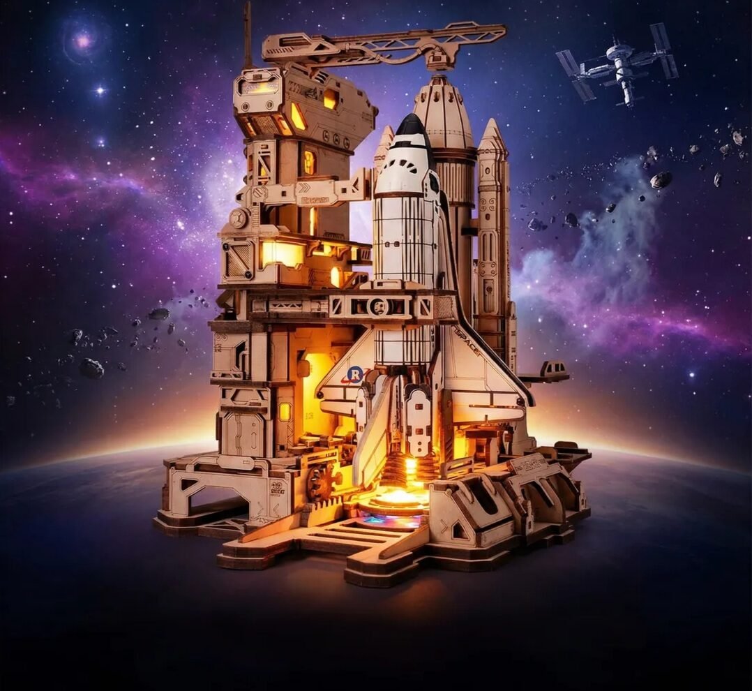 Rokr 3D Wooden Space Shuttle