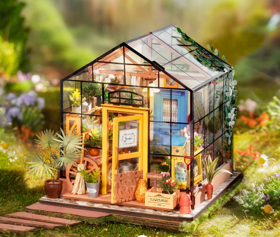Rolife DIY Miniature Cathy’s Flower house with lights