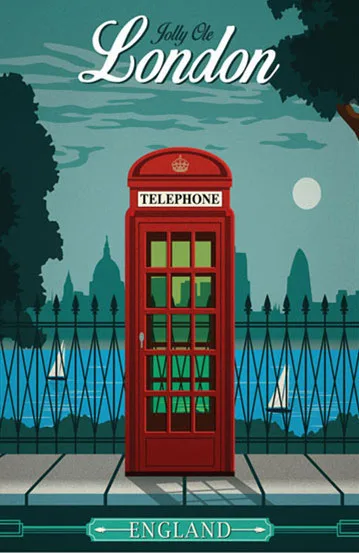 Diy Paint By Numbers London with or without frame