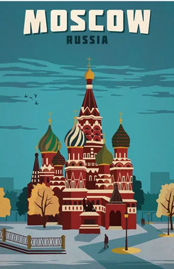 Diy Paint By Numbers Moscow with or without frame