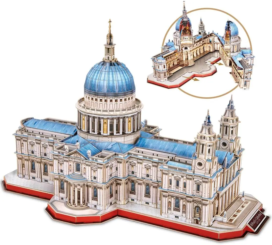 CubicFun 3D Puzzle Saint Paul’s Cathedral Large Model kit 643 Pieces