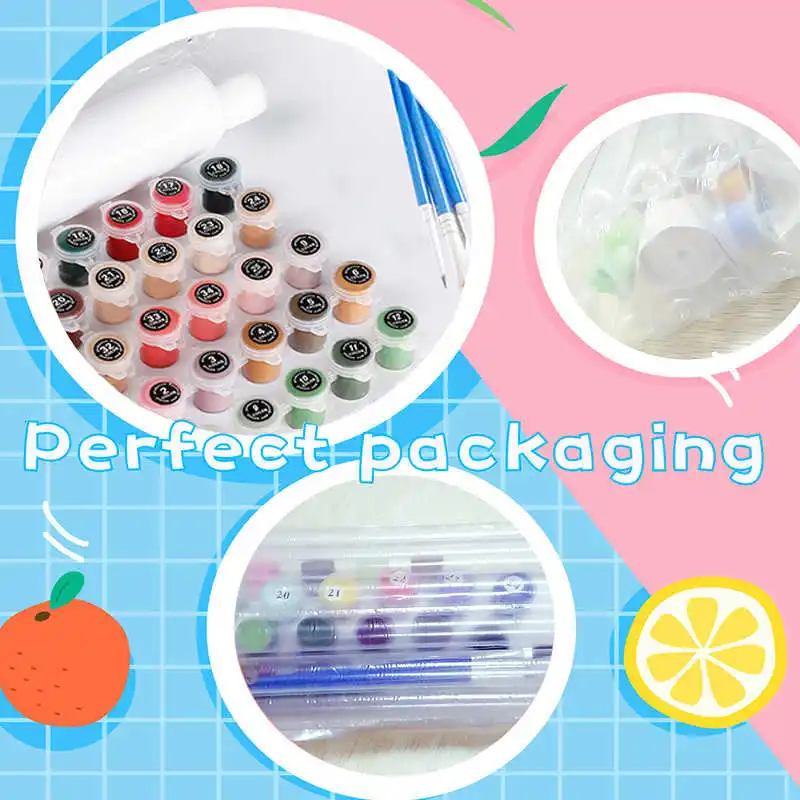 Diy Paint By Numbers Moscow with or without frame - Image 3
